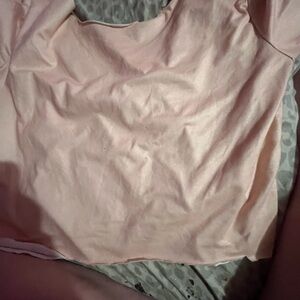Time and Tru Light Pink Crop Top